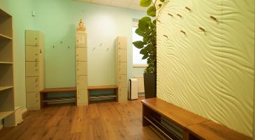 Umkleiden bei Relax & Move in Amberg